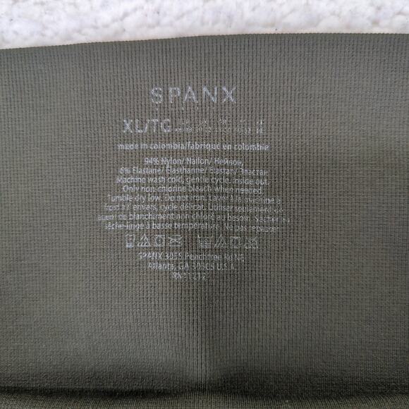 Spanx Look at Me Now Seamless Leggings Green‎ Camo FL3515 Women's Size XL - Picture 7 of 8